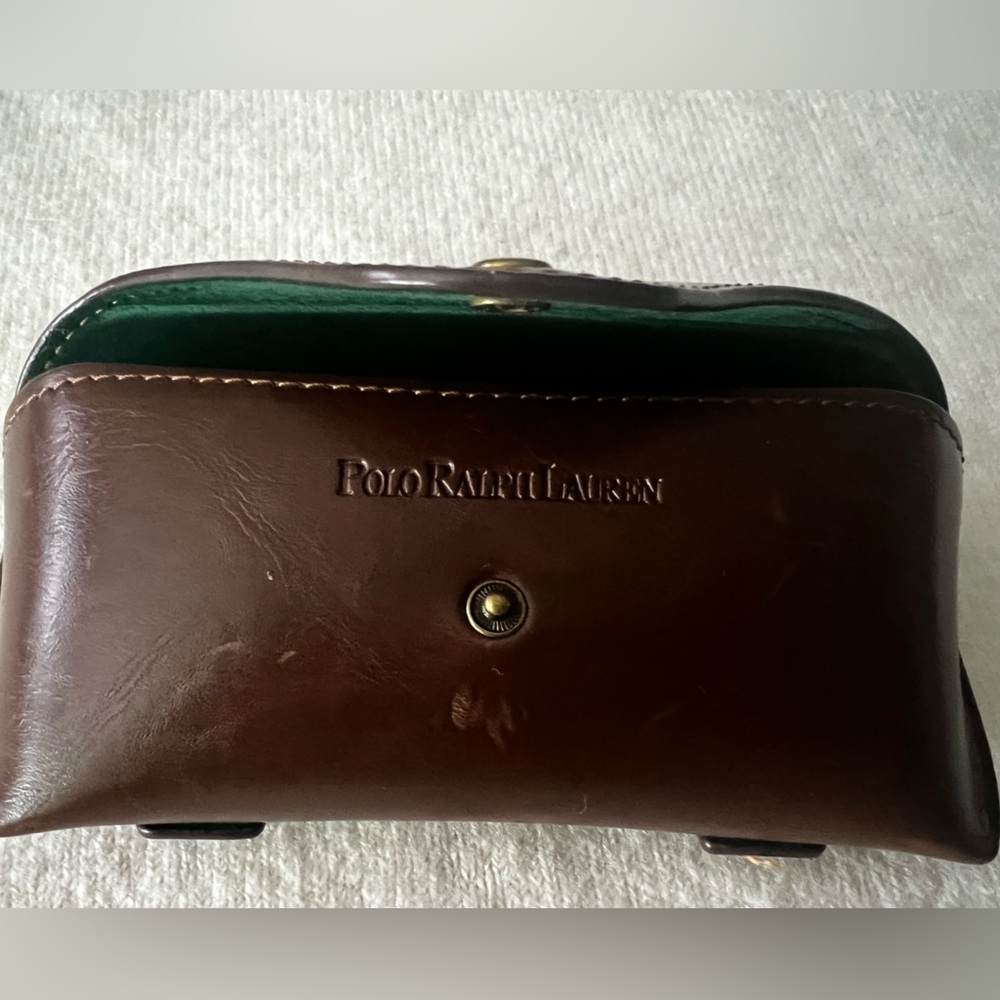 Vintage Brown Leather Polo Ralph Lauren Glasses 👓 case. - Picture 3 of 13